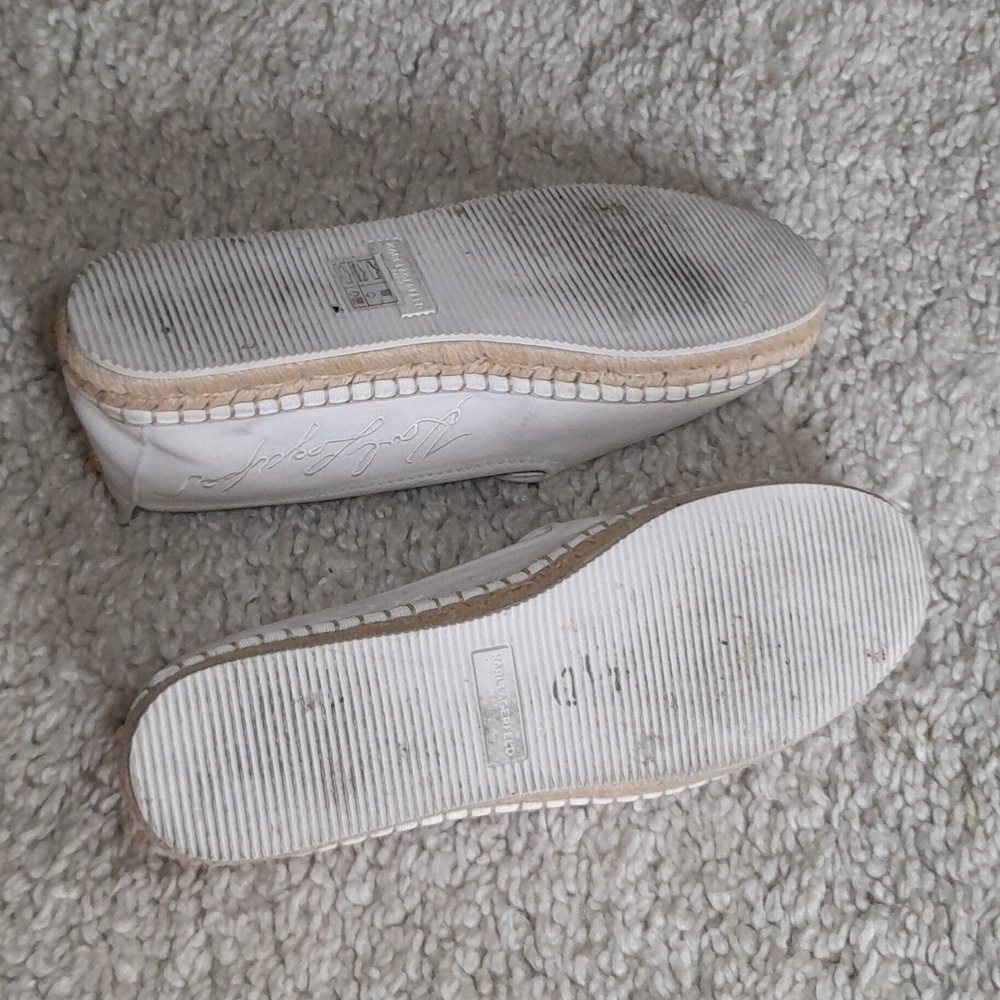 KARL LAGERFELD pin on Slip On Espadrille Size 10 - Picture 15 of 16